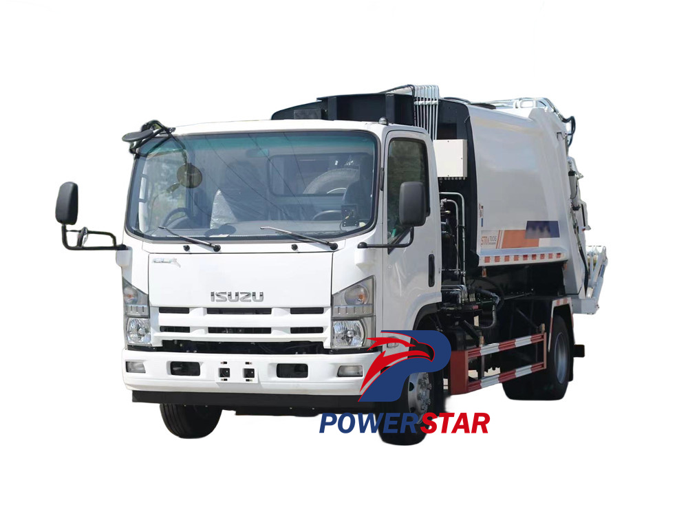 isuzu garbage compactor truck 