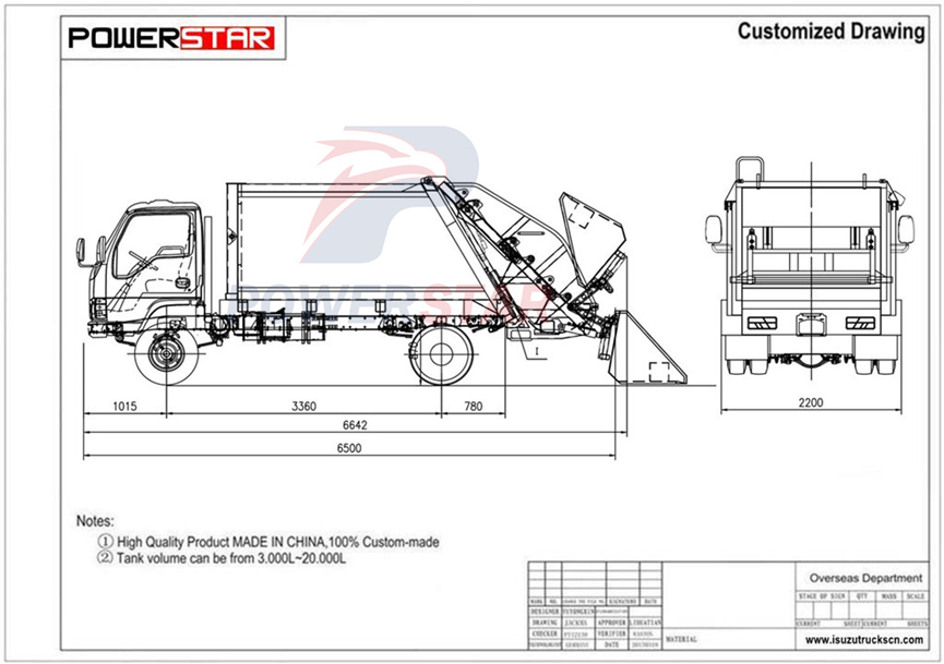 isuzu garbage compactor