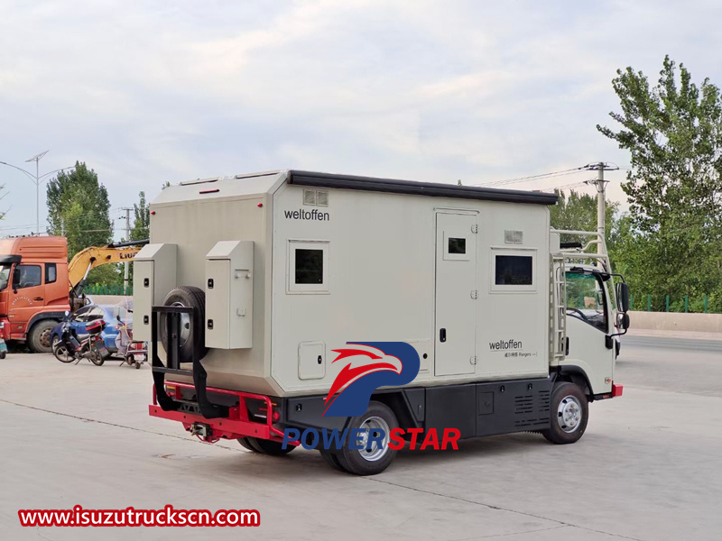 Isuzu NPR off-road camper truck