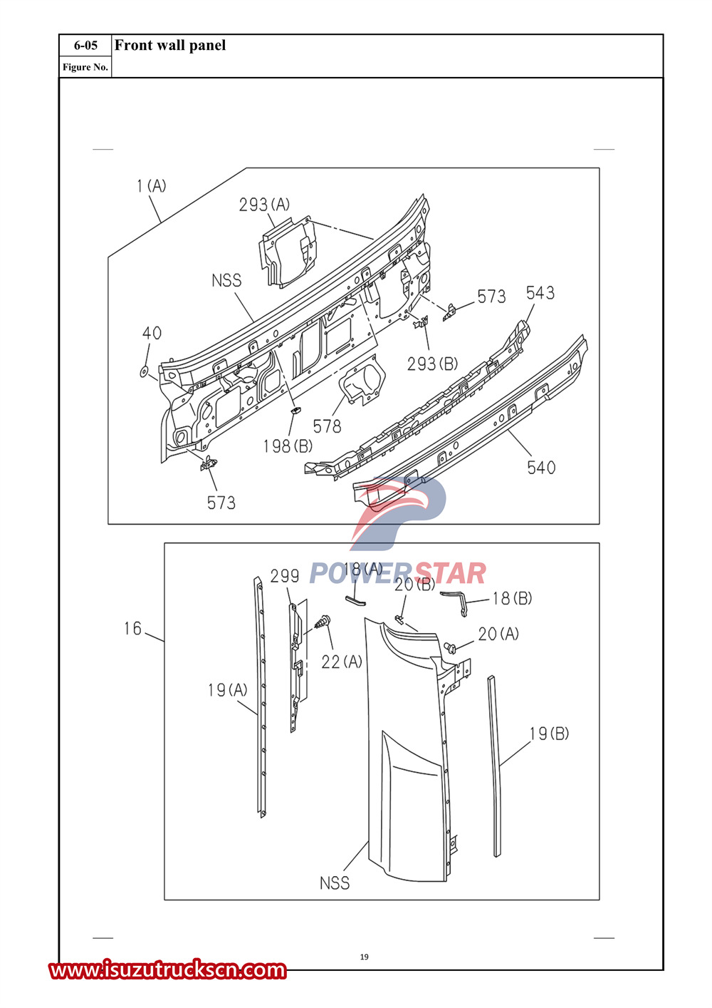 Ersatzteilkatalog für die Isuzu VC61-Serie