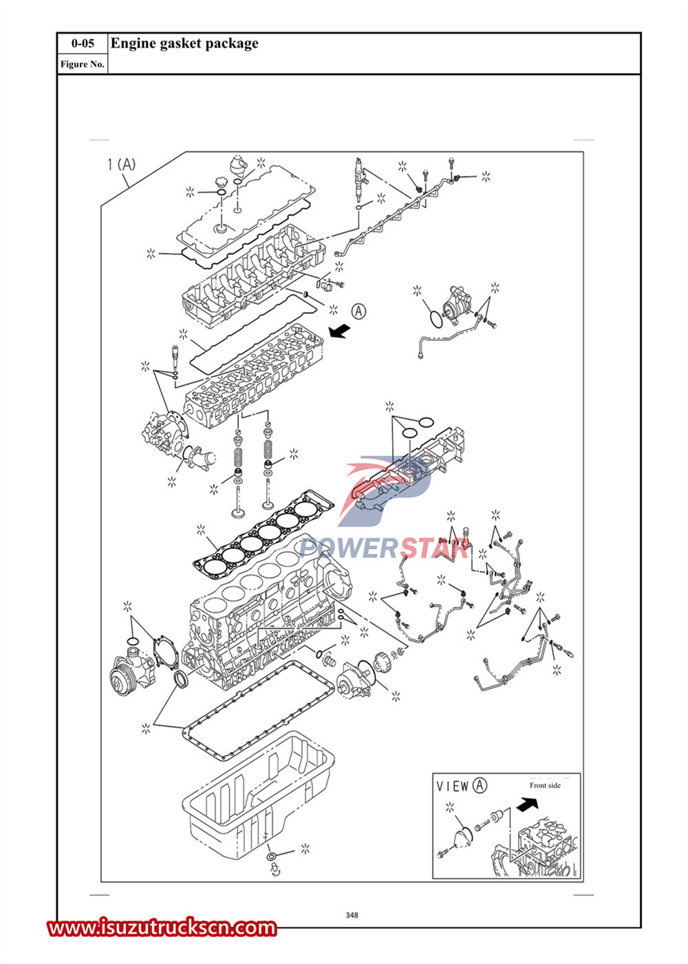 Ersatzteilkatalog für die Isuzu VC61-Serie