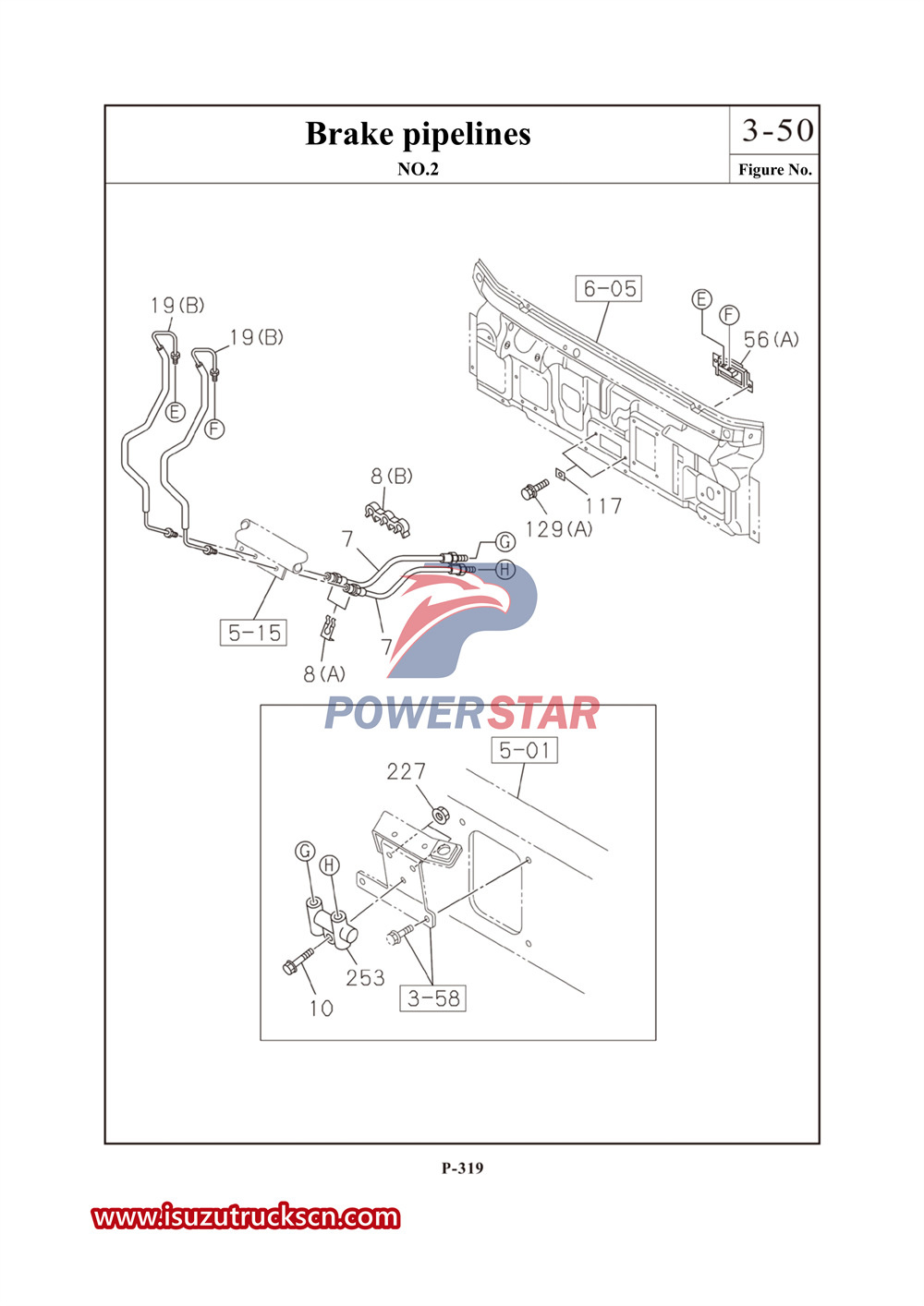 Kommerzieller Ersatzteilkatalog für die Isuzu 700P-Serie