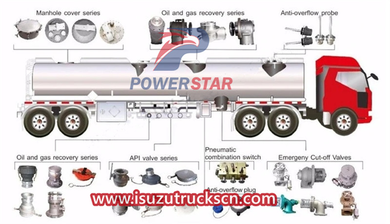 Isuzu VC61 GIGA 8x4 crude oil tanker truck