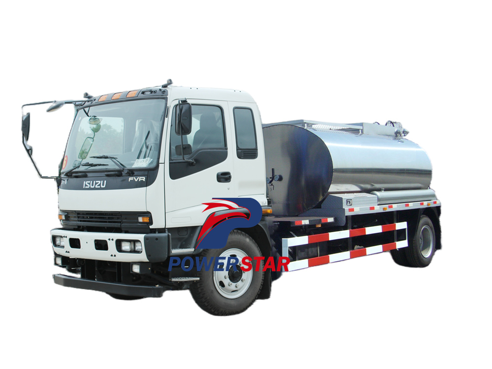 Halbautomatischer Asphaltverteiler-LKW von Isuzu