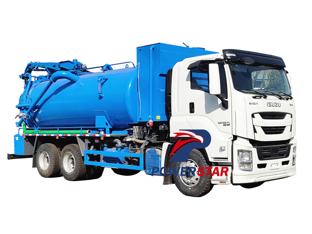 Isuzu GIGA combined sewage jetting truck