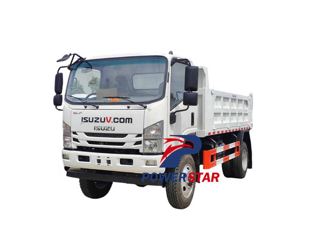 4x4 wheel drive Isuzu garbage dump truck