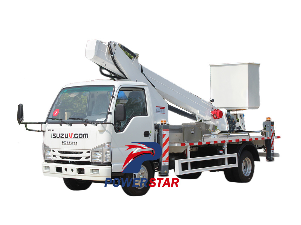 Single Man Basket Manlifter Truck Isuzu