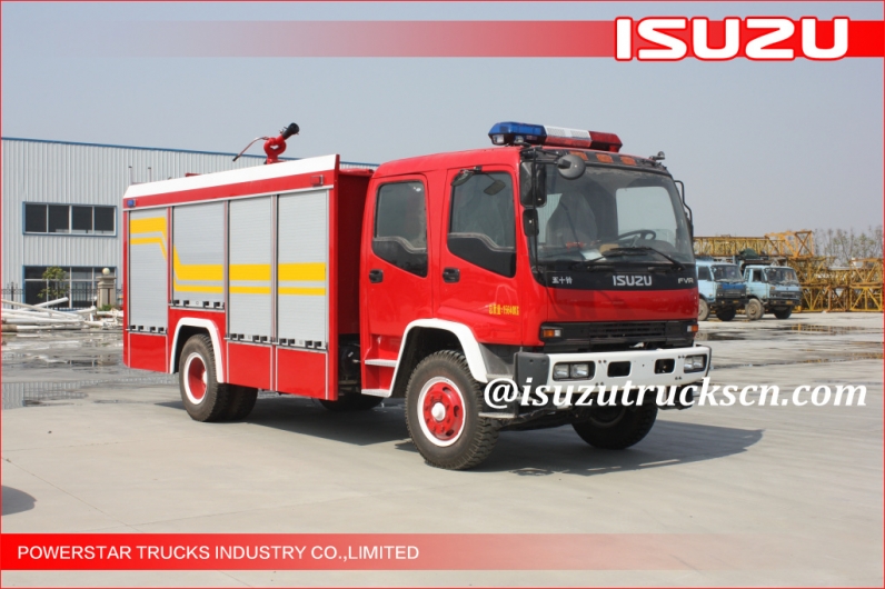 Isuzu Brand MEDIUM-SIZED EMERGENCY RESCUE FIRE VEHICLE for sael