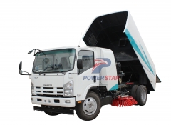 waste collection sweeper truck Isuzu