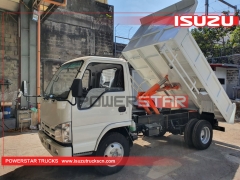 2 ton Front dump tipper truck ISUZU Diesel tipper truck