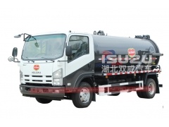 Philippines ISUZU ELF Sewage Suction Tank Fecal Sludge Truck for Sale