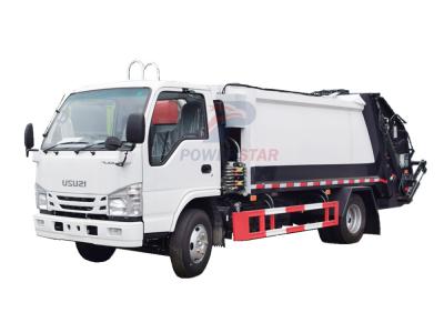 Isuzu mini ELF Rear Load Garbage and Recycling Truck