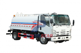 Isuzu portable water tank lorry supplier