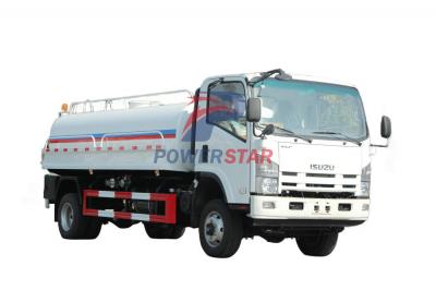 Manufacturer 4X2 ISUZU 8CBM Stainless Steel Drinkable Potable Water Truck