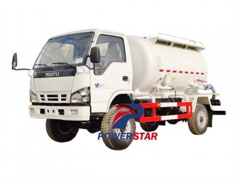 ISUZU 4000L 4×4 vacuum tank truck with 4 wheeler