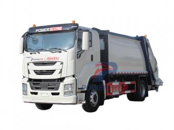 Isuzu GIGA truck with compactors