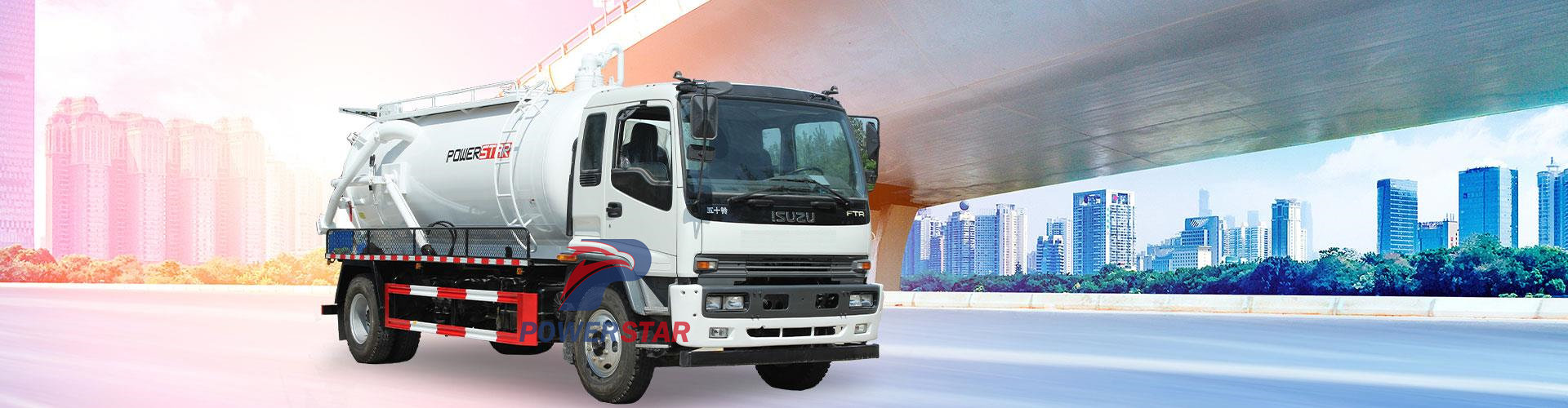 Isuzu FTR vacuum truck