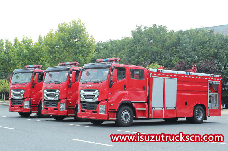 
     Philippinen Isuzu 380 PS ISUZU Giga 8000L Schaum-Feuerlöschfahrzeug
    