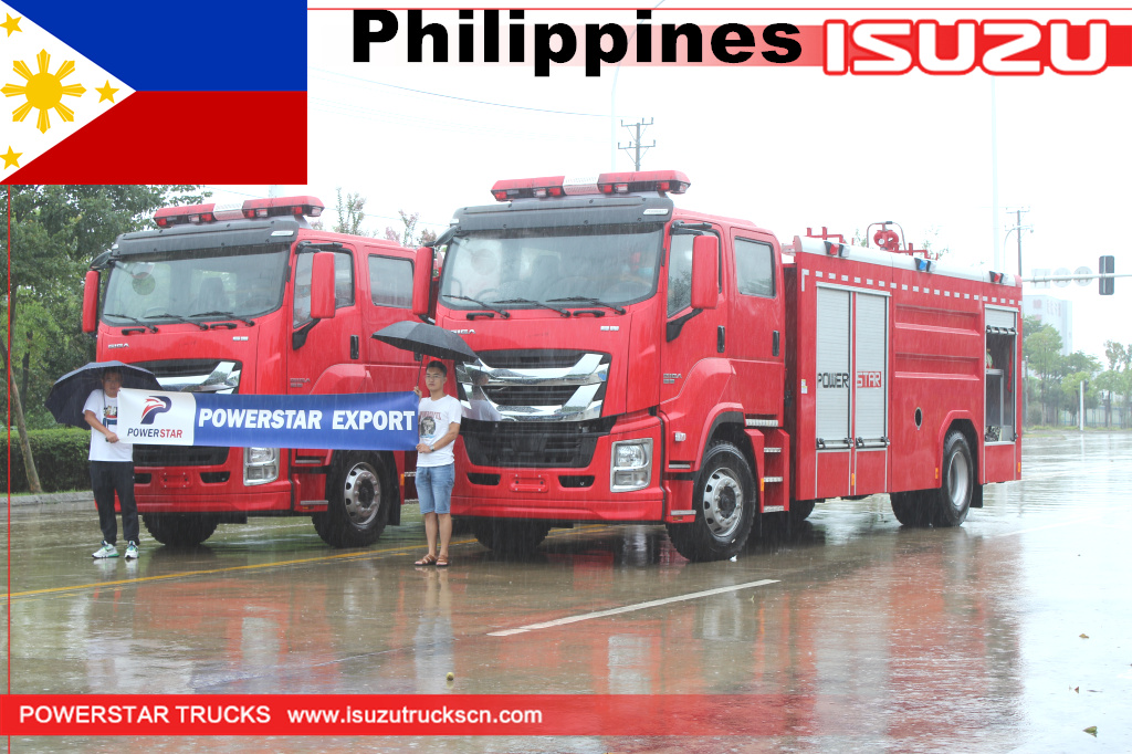 
     Philippinen - 2 Einheiten ISUZU GIGA Feuerwehrauto
    