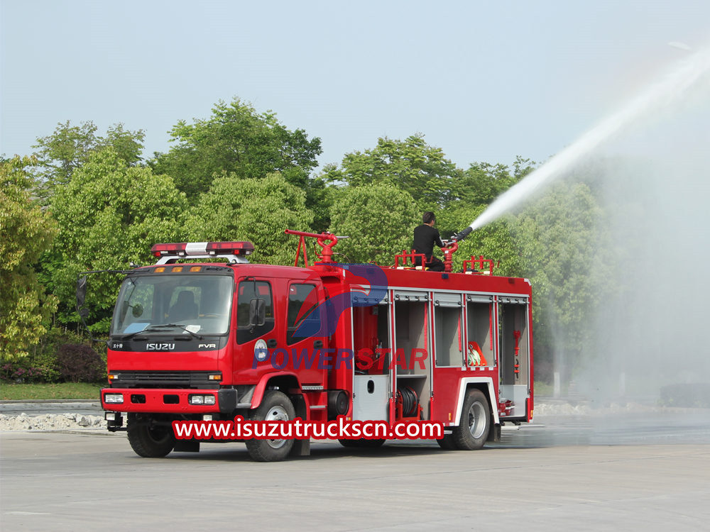 
     Die allgemeine Einführung des Isuzu-Feuerwehrautos
    