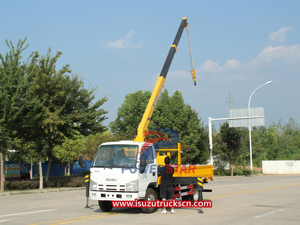 
     Sicherheitsbetriebsverfahren für Isuzu-Autokräne
    