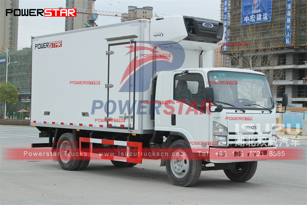 
     ISUZU ELF 8-10 Tonnen Kühltransporter mit Carrier-Einheit für den Export auf die Philippinen
    