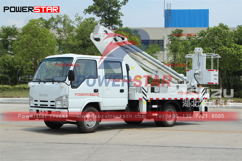 
     ISUZU 16m Teleskopmodell Hydraulischer Hubarbeitsbühnen-LKW Handbuch Export Dubai
    