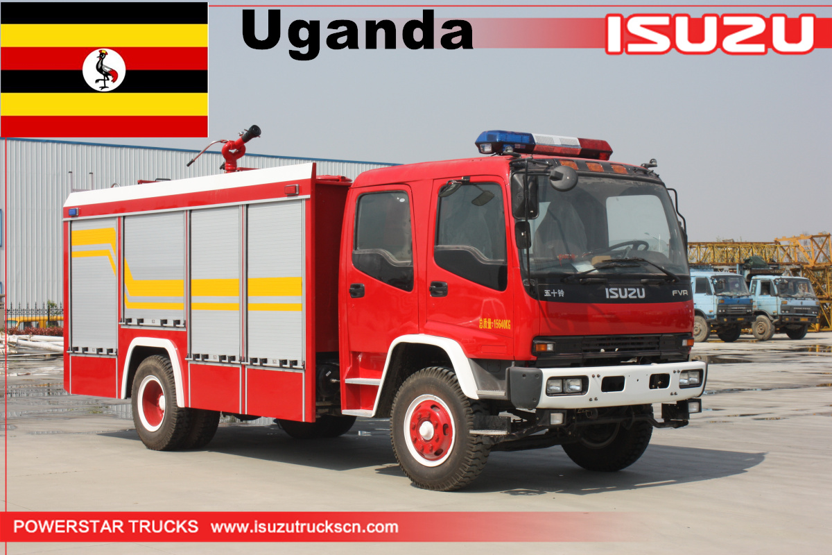 
     Uganda - 1 Einheit Isuzu Schaum-/Wasser-Feuerwehrauto
    