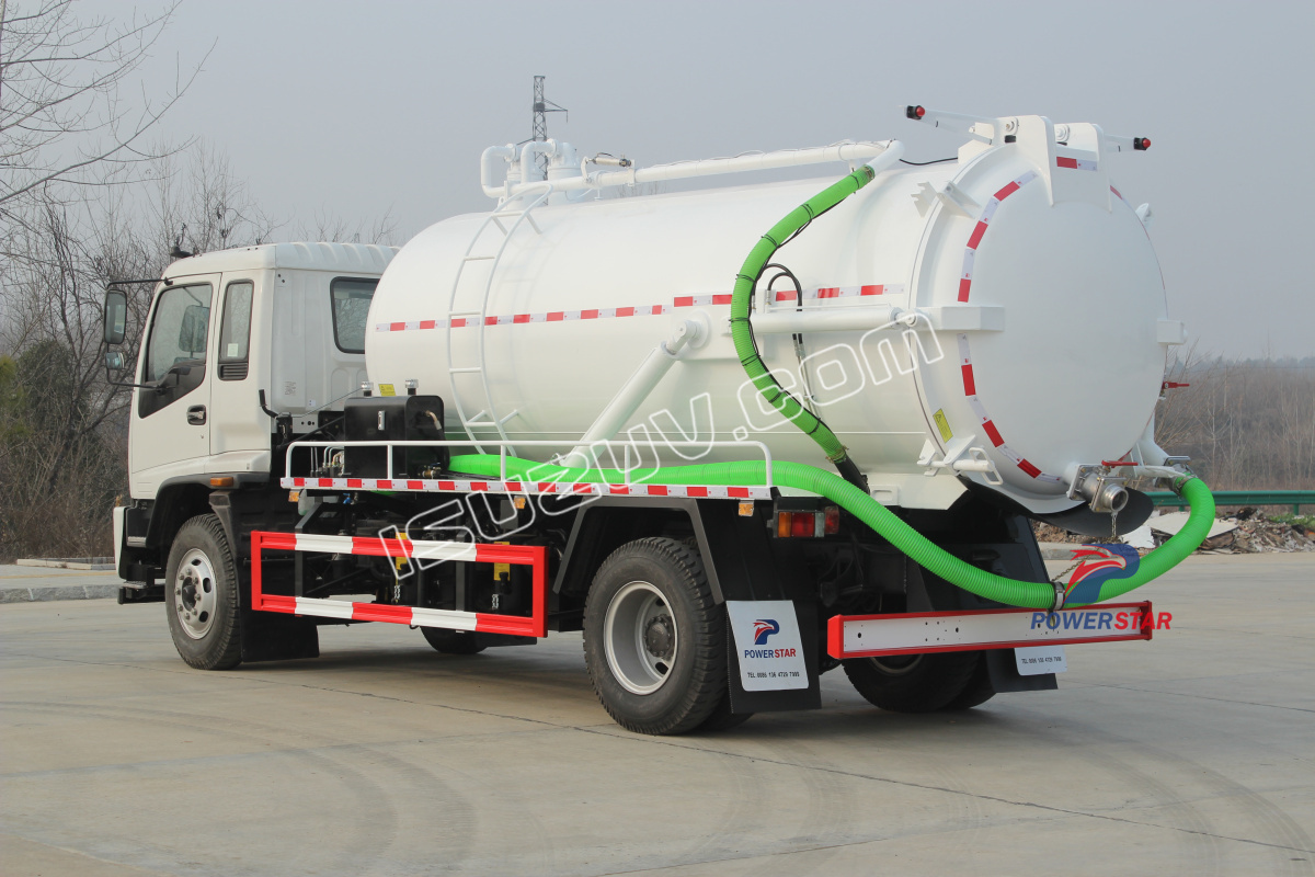 
     Hauptspezifikationen für Abwasserpumpenwagen von Isuzu aus Myanmar
    