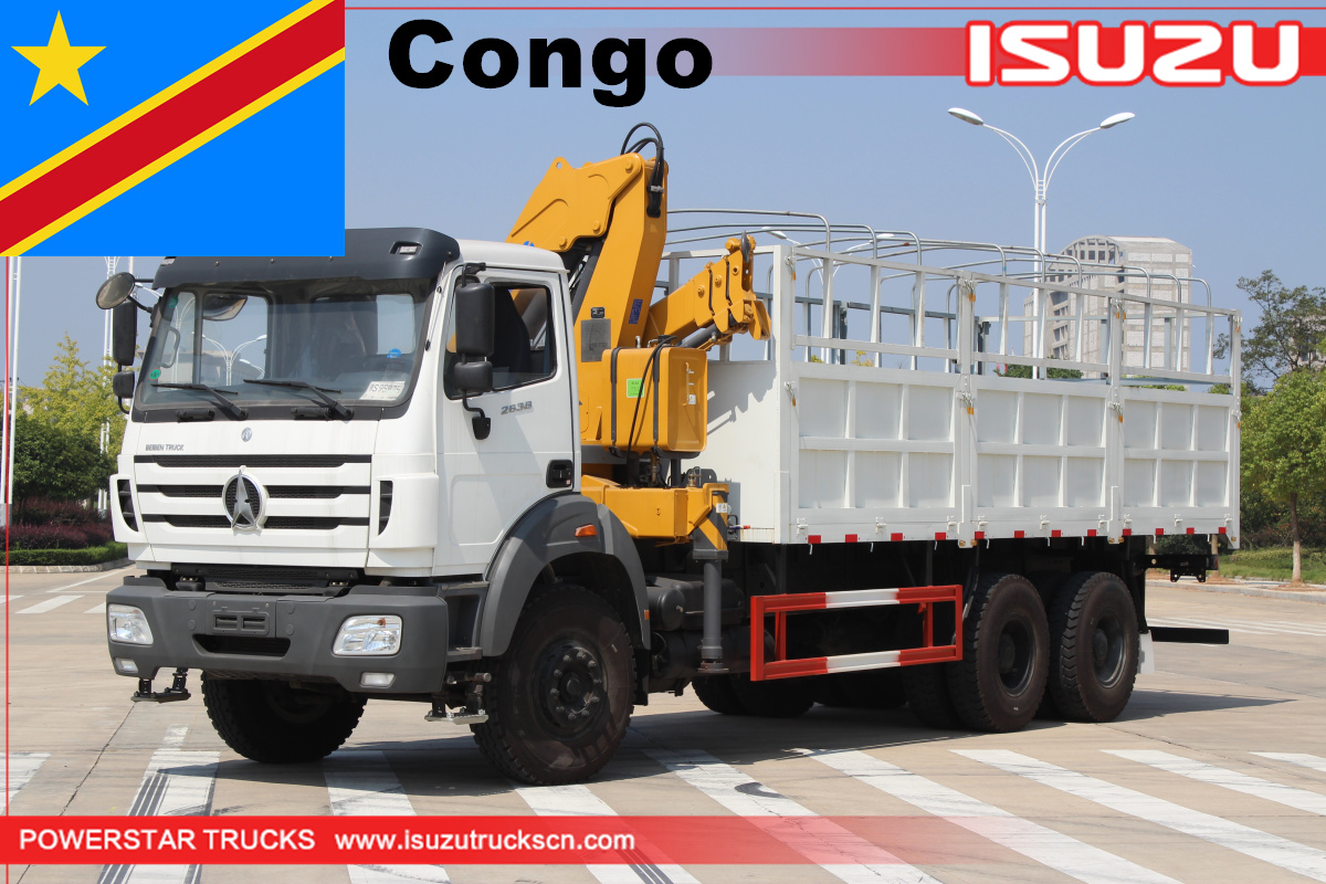 
     Kongo - 1 Einheit Beiben-LKW mit XCMG-Kran
    