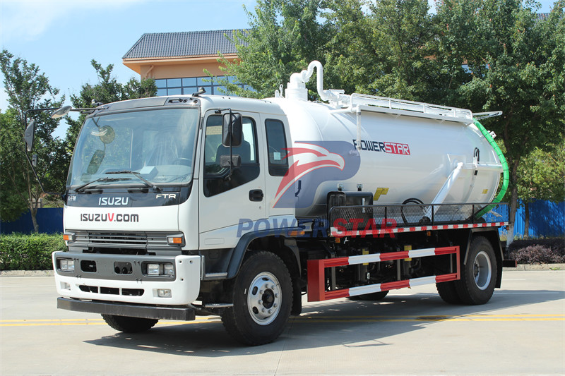 
     Philippinen Isuzu Vakuumtanker Abwassersaugwagen mit Moro PM110W
    