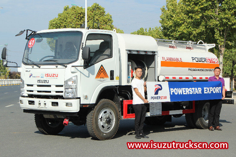 
     ISUZU Allrad-Tankwagen NPR 4000L wird auf die Philippinen geliefert
    