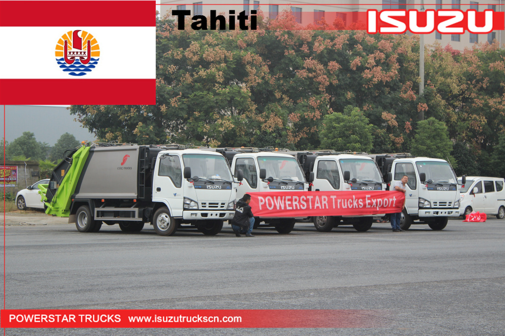 
     Tahiti - 4 Einheiten ISUZU Müllverdichter
    