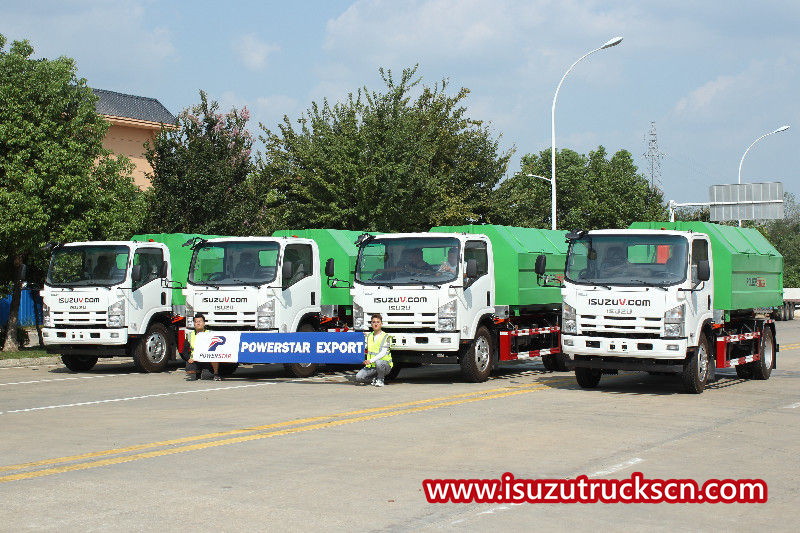 
     Mongolei Isuzu 4x2 Hakenlift Müllwagen QL1100A8KAY
    