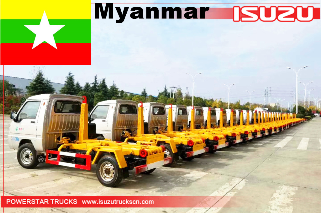 
     Myanmar – 22 Einheiten FOTON Hakenlift-LKW
    