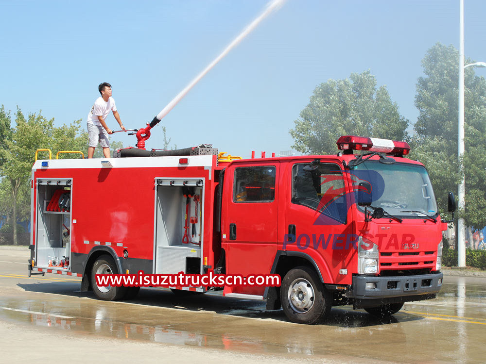 
     Was ist ein Wasserfeuerlöschauto von Isuzu?
    