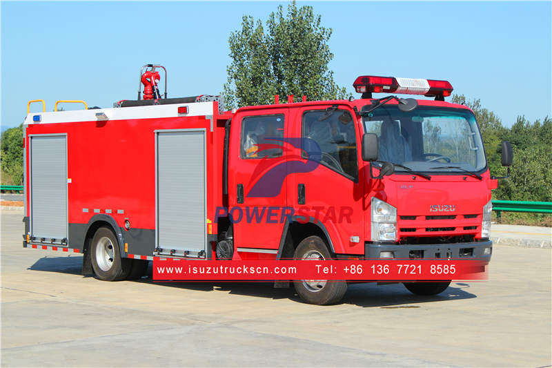 
     Einige Merkmale des Isuzu Feuerwehrautos in Afrika
    