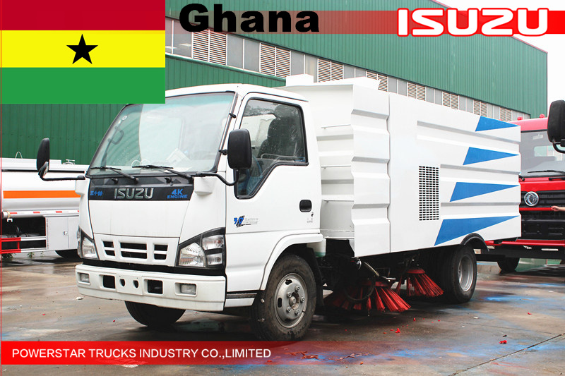 
     Ghana Markt Isuzu Straßenkehrmaschine
    