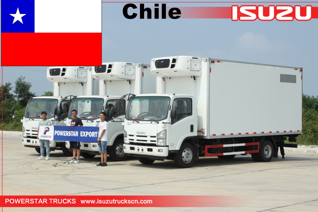 
     Chile – 3 Einheiten ISUZU Kühllastwagen
    