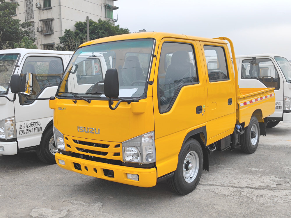 
     Neuer Leichtlastwagen Isuzu ELF mit Doppelreihenzaun auf Lager
    