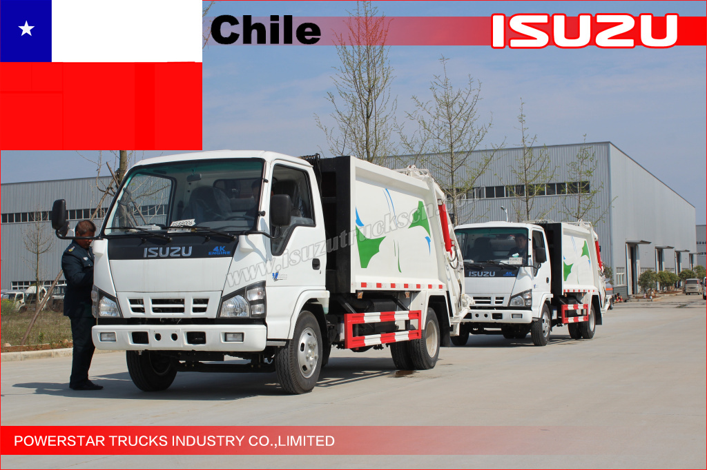 
     10 Einheiten ISUZU Müllverdichter-LKW für Chile
    