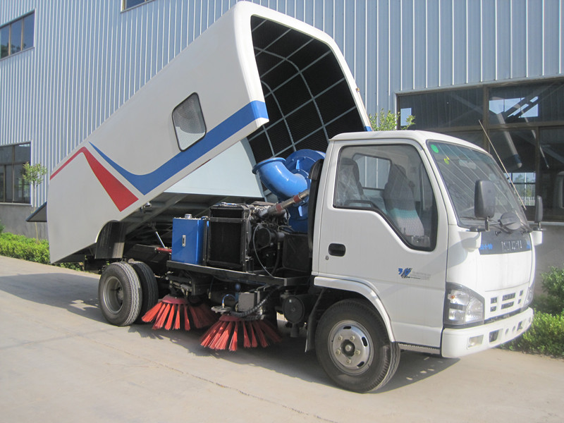 
     Nigeria maßgeschneidertes ISUZU Straßenreinigungsfahrzeug Preis für Straßenkehrmaschine
    