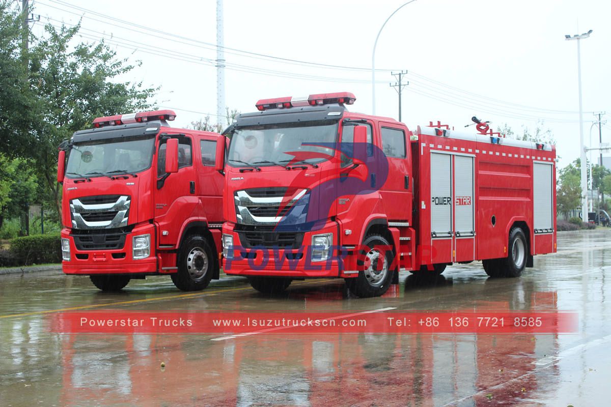 
     ISUZU GIGA 6-Rad-Feuerwehrautos auf die Philippinen exportiert
    