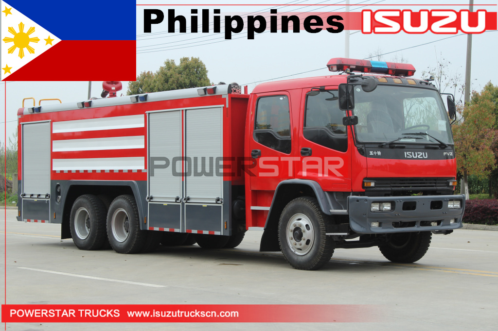 
     Philippinen - 1 Einheit ISUZU FVZ Schaum-Feuerwehrauto
    