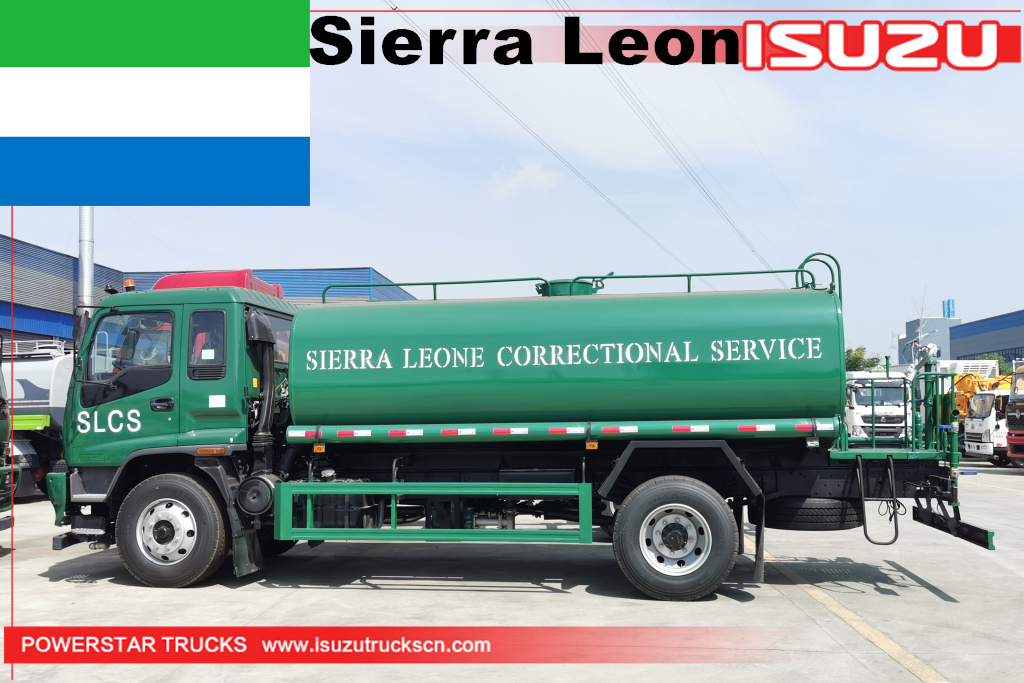 
     Sierra Leone – 1 Einheit ISUZU FVR Wassertankwagen
    