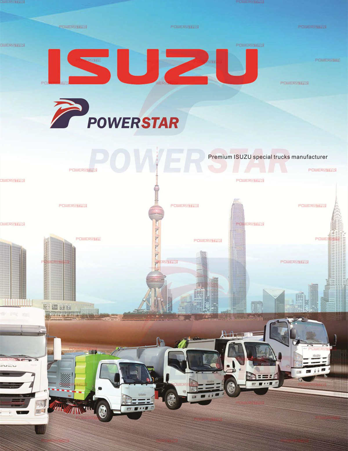 
     POWERSTAR professioneller ISUZU-Sonder-LKW-Katalog
    