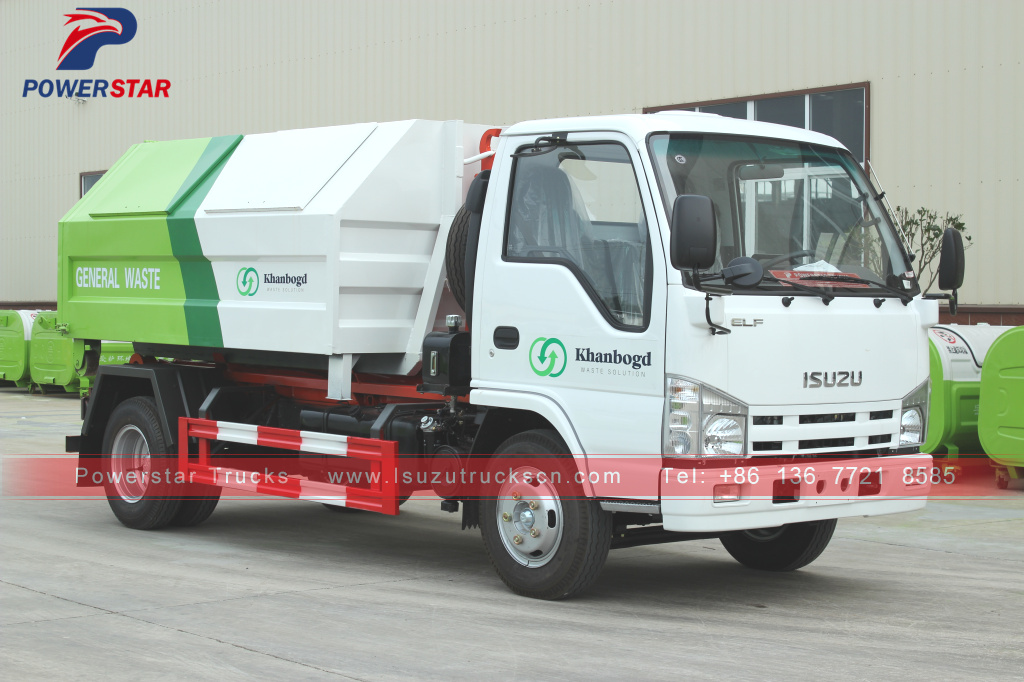 
     Mongolei ISUZU Hakenlift-LKW mit Hydraulikarm zu verkaufen
    