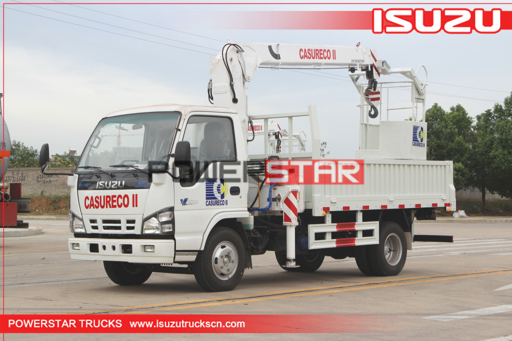 
     Philippinen Isuzu Manlifter mit Kran
    