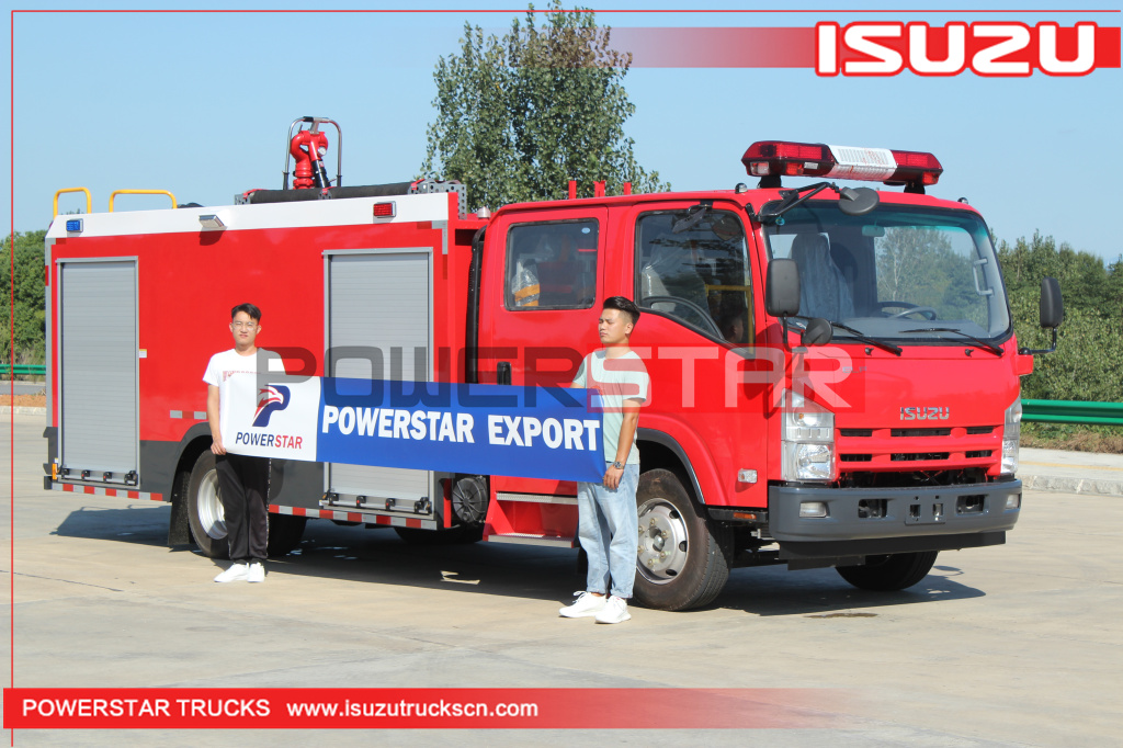 
     Powerstar Isuzu Nqr 700p 4*2 4HK1-TC51 190 PS Schaum-Feuerwehrauto
    