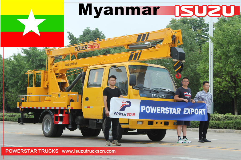 
     Myanmar – 1 ISUZU Manlifter Truck
    